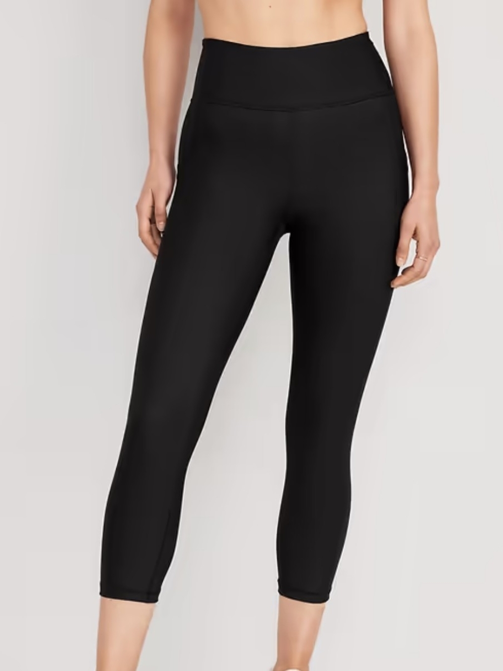 Old Navy High-Waisted PowerSoft Crop Pocket Leggings, Size XL